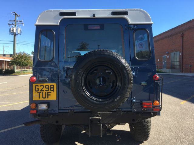 1989 Blue Land Rover Defender SUV