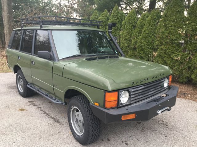 1989 White Land Rover Range Rover SUV