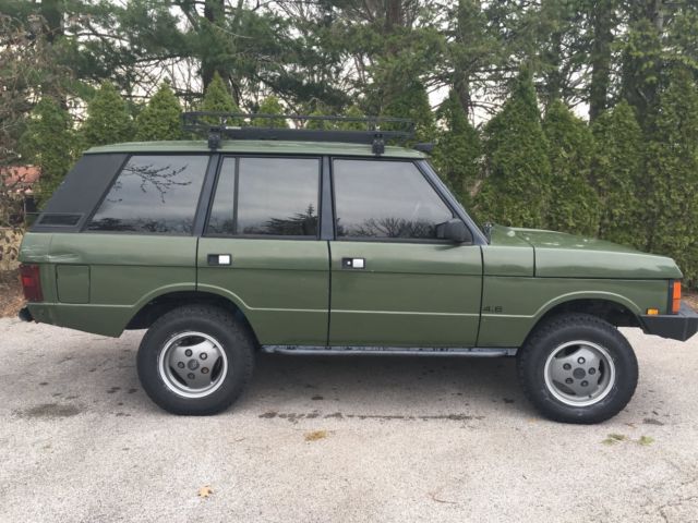1989 White Land Rover Range Rover SUV