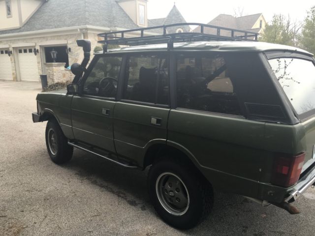 1989 White Land Rover Range Rover SUV