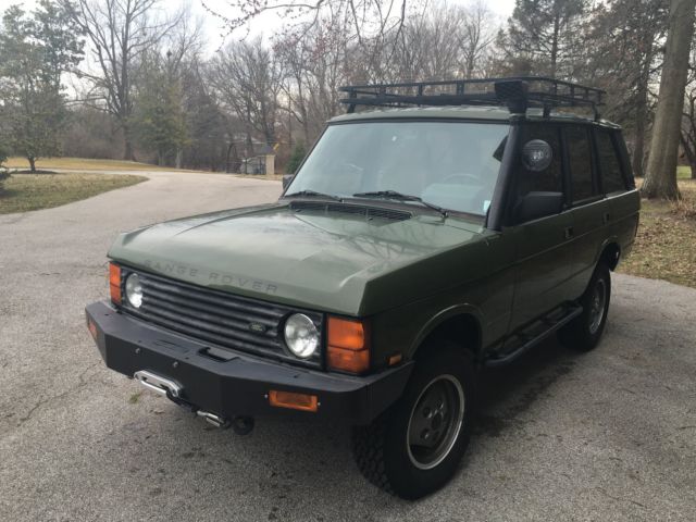 1989 White Land Rover Range Rover SUV