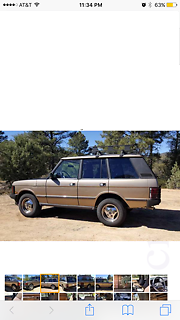 1989 Savannah Beige Land Rover Range Rover