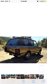 1989 Savannah Beige Land Rover Range Rover