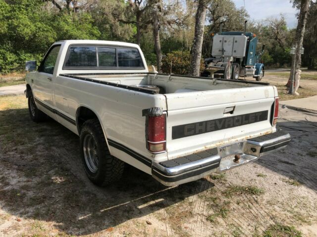 1989 White Chevrolet S-10 Standard Cab Pickup