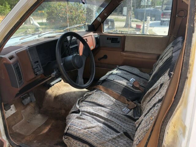 1989 White Chevrolet S-10 Standard Cab Pickup
