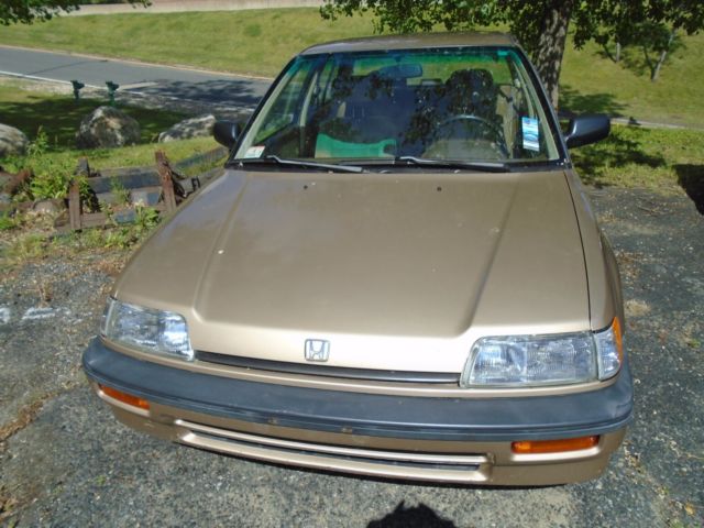 1989 Tan Honda Civic