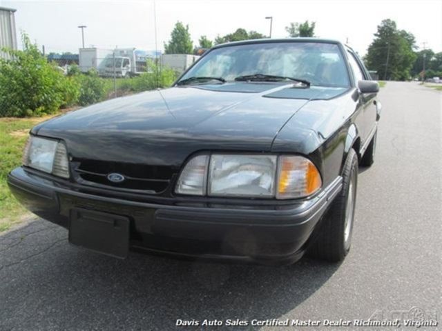 1989 Black Ford Mustang Hatchback
