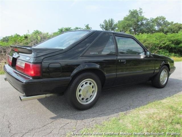 1989 Black Ford Mustang Hatchback