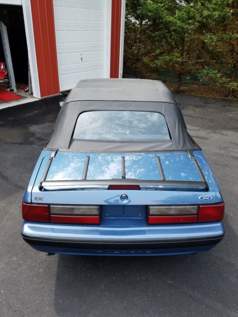 1989 Blue Ford Mustang Foxbody