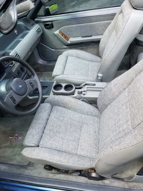 1989 Blue Ford Mustang Foxbody