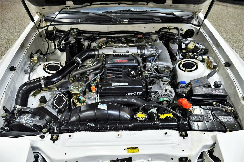 1989 Super White Toyota Supra Coupe