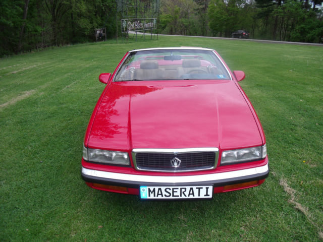 1989 exotic red Chrysler Other Convertible