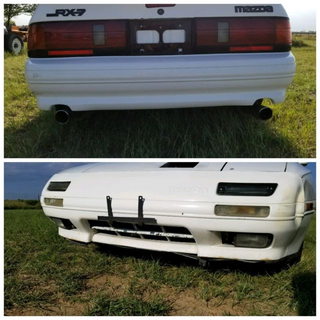 1989 White Mazda RX-7 Coupe