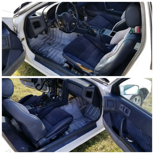 1989 White Mazda RX-7 Coupe