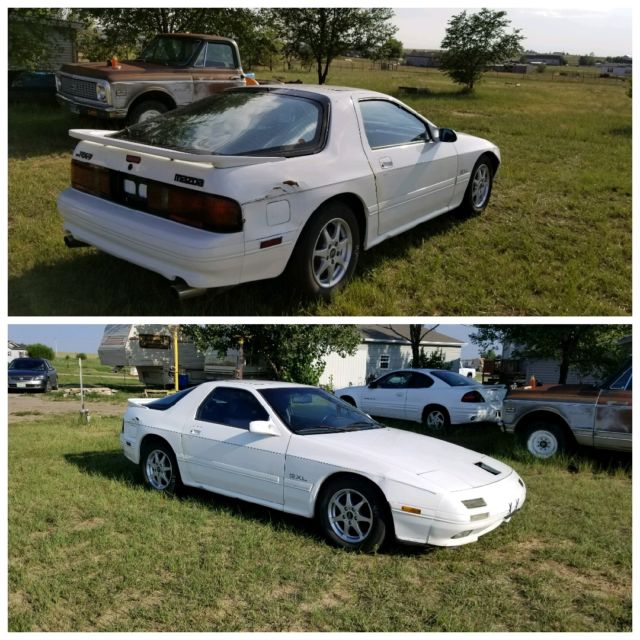 1989 White Mazda RX-7 Coupe