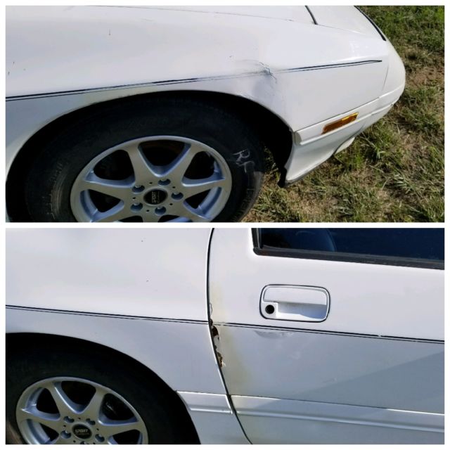 1989 White Mazda RX-7 Coupe