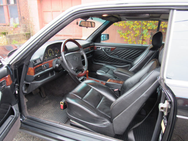 1989 Black Mercedes-Benz S-Class Coupe