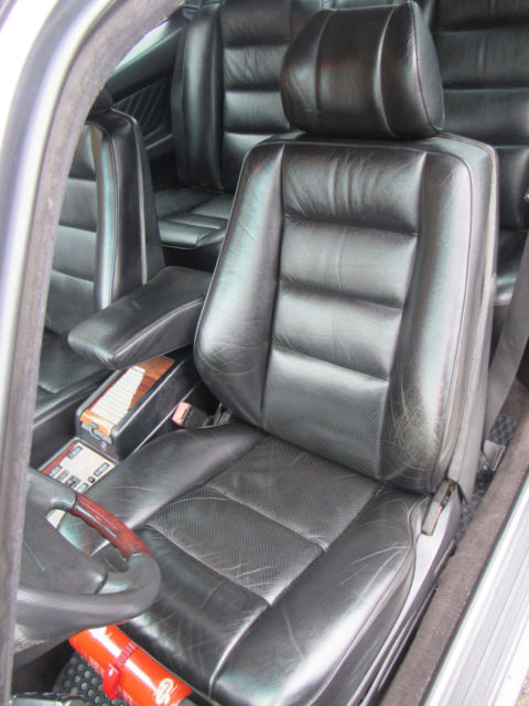 1989 Black Mercedes-Benz S-Class Coupe