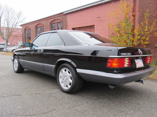 1989 Black Mercedes-Benz S-Class Coupe
