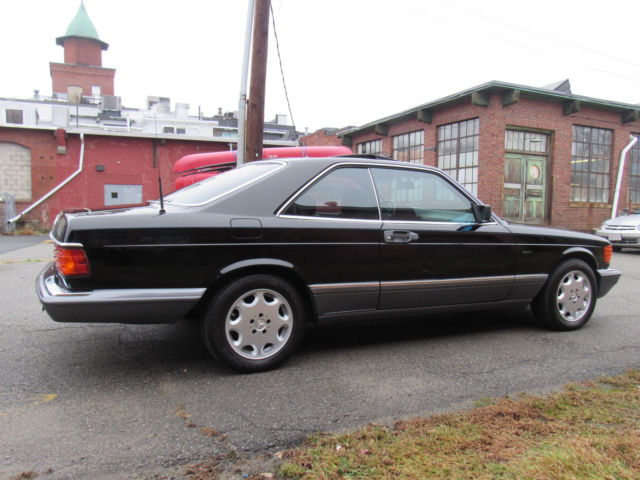 1989 Black Mercedes-Benz S-Class Coupe