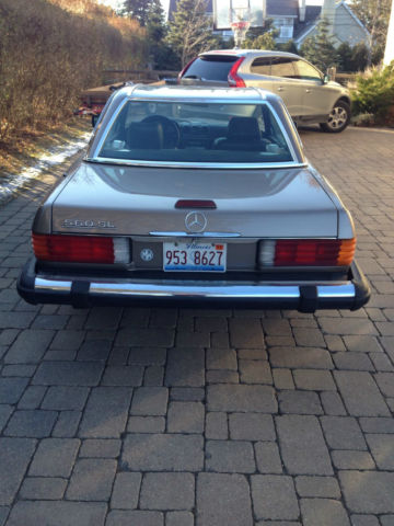 1989 Light Brown Mercedes-Benz SL-Class Convertible