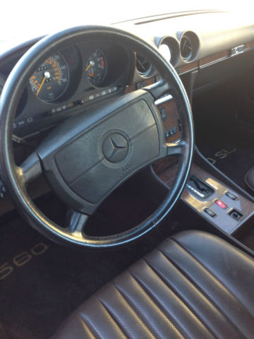 1989 Light Brown Mercedes-Benz SL-Class Convertible