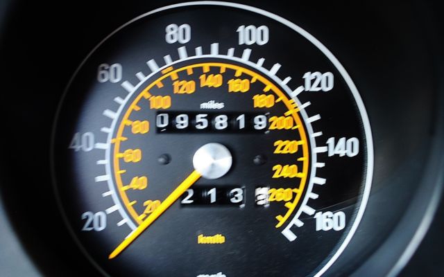 1989 Red Mercedes-Benz SL-Class Convertible