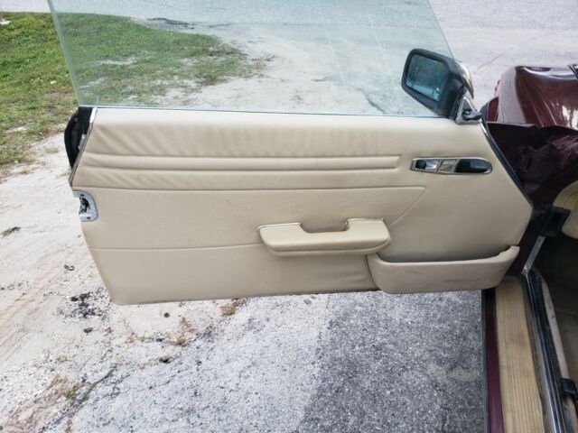 1989 Burgundy Mercedes-Benz SL-Class Convertible