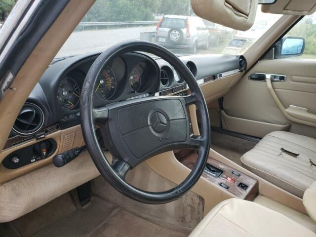 1989 Burgundy Mercedes-Benz SL-Class Convertible