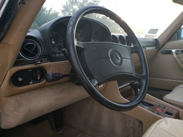 1989 Burgundy Mercedes-Benz SL-Class Convertible