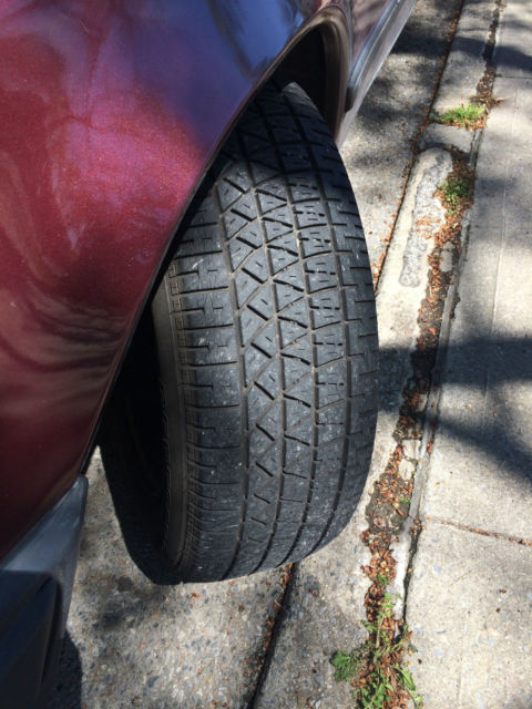 1989 Burgundy Mercedes-Benz 300-Series Sedan