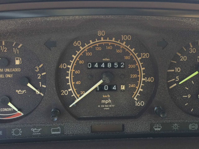 1989 Burgundy Mercedes-Benz 300-Series Sedan