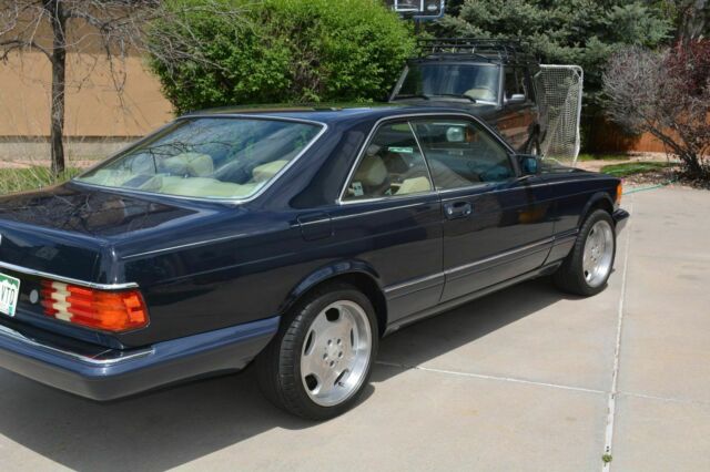 1989 Midnight Blue Mercedes-Benz S-Class Coupe
