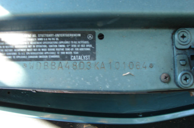 1989 Green Mercedes-Benz SL-Class Convertible