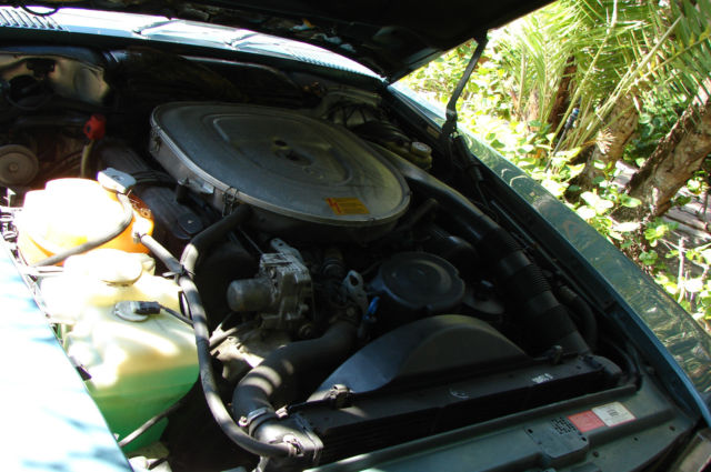 1989 Green Mercedes-Benz SL-Class Convertible