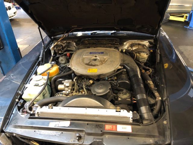 1989 Gray Mercedes-Benz SL-Class Convertible