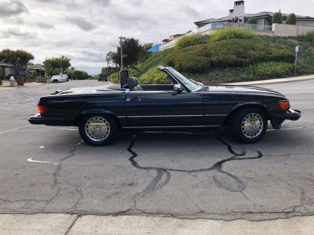 1989 Gray Mercedes-Benz SL-Class Convertible