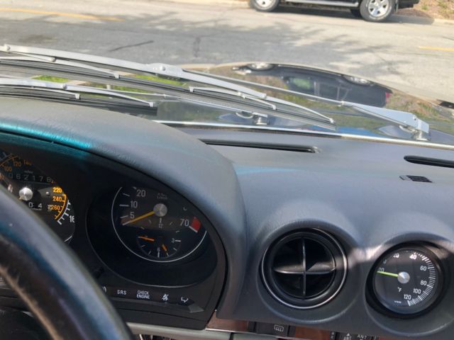 1989 Gray Mercedes-Benz SL-Class Convertible