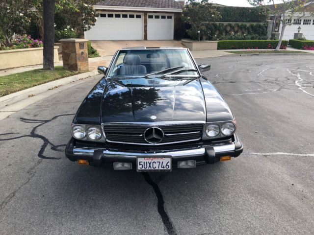 1989 Gray Mercedes-Benz SL-Class Convertible