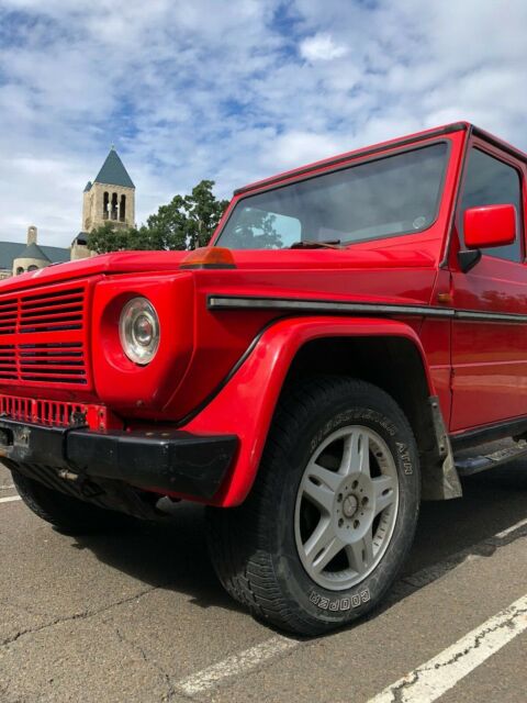 1989 Red Mercedes-Benz G-Class Coupe