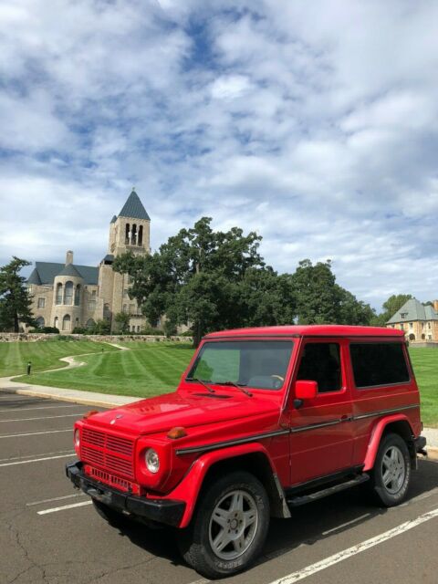 1989 Red Mercedes-Benz G-Class Coupe