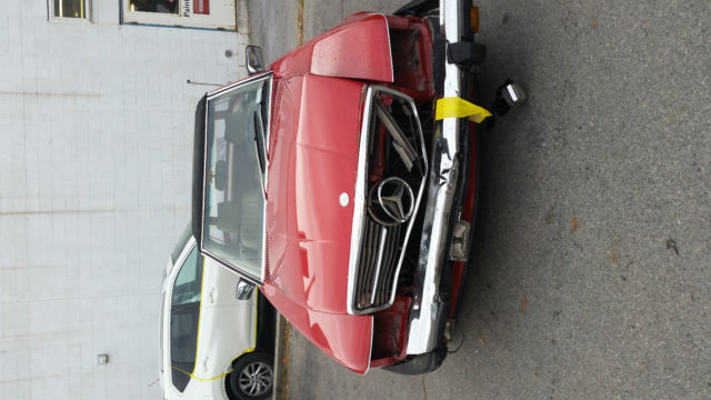 1989 Red Mercedes-Benz SL-Class conv