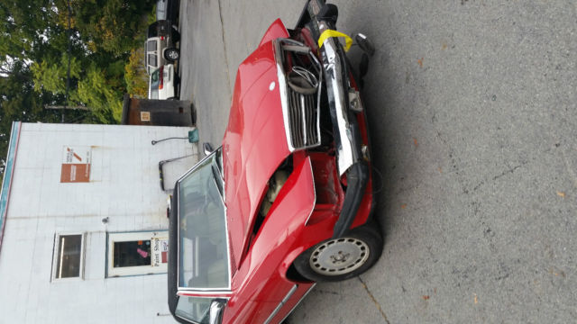 1989 Red Mercedes-Benz SL-Class conv