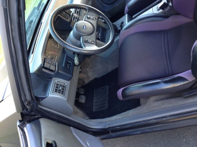 1989 Black Ford Mustang Convertible