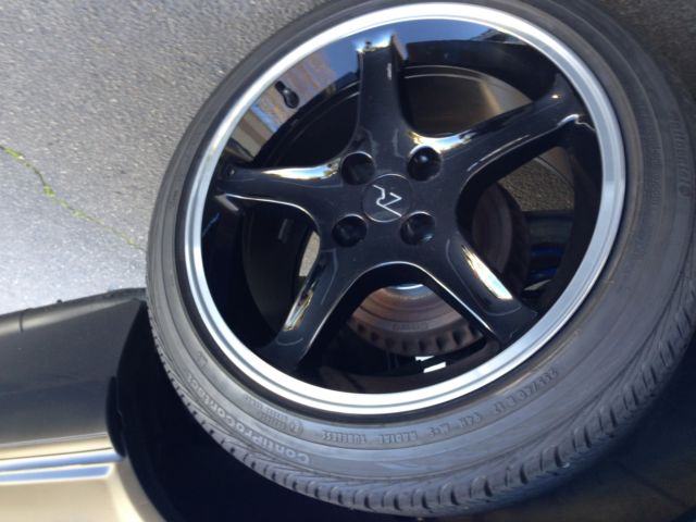 1989 Black Ford Mustang Convertible