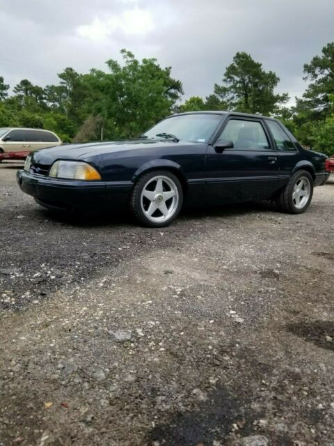1989 Blue Ford Mustang Coupe
