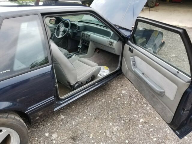 1989 Blue Ford Mustang Coupe