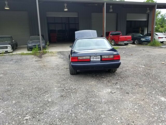 1989 Blue Ford Mustang Coupe