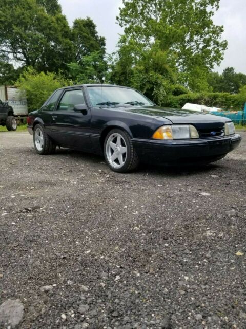 1989 Blue Ford Mustang Coupe