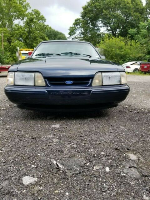 1989 Blue Ford Mustang Coupe